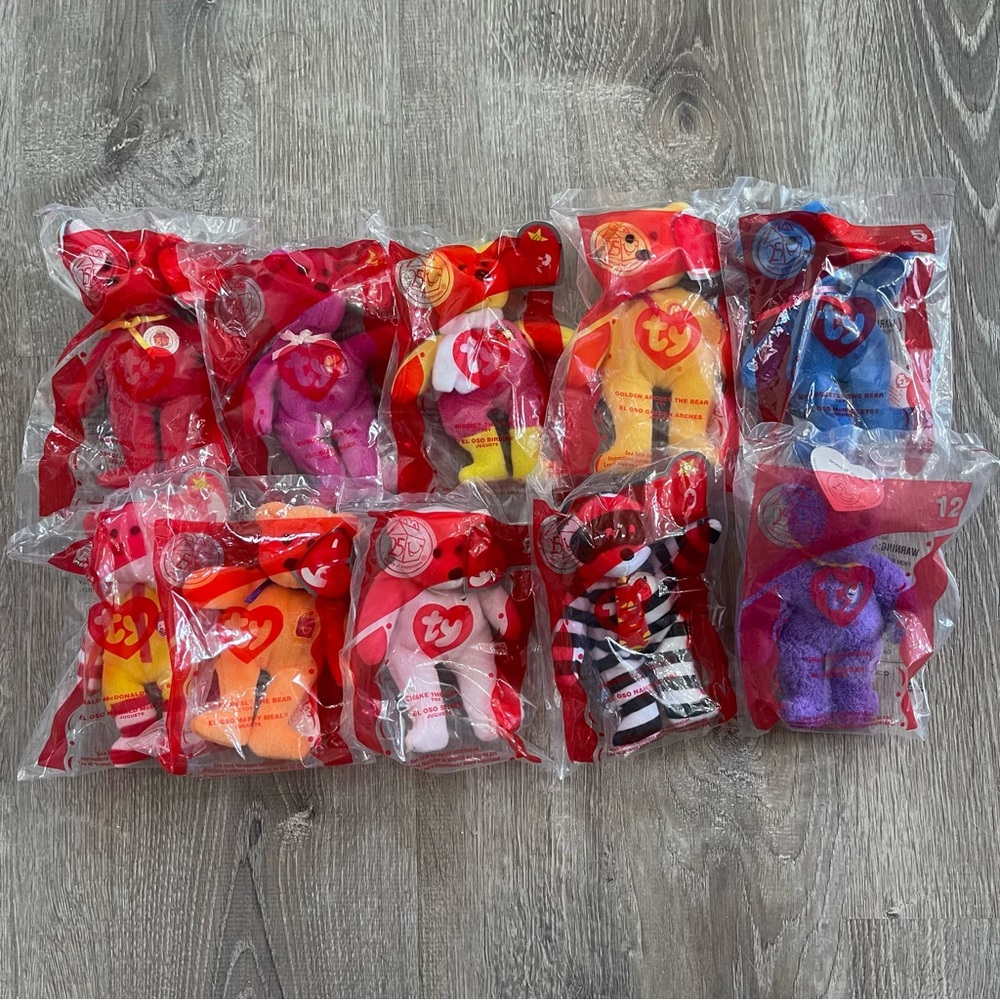 Ty 2004 Beanie Baby set